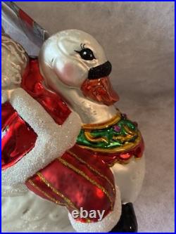 Christopher Radko Glass Ornament Birds of A Feather 2010 Rare Retired 1015922