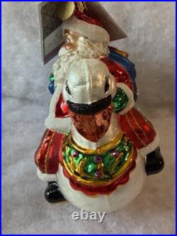 Christopher Radko Glass Ornament Birds of A Feather 2010 Rare Retired 1015922