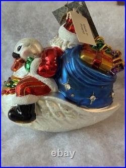 Christopher Radko Glass Ornament Birds of A Feather 2010 Rare Retired 1015922