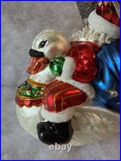 Christopher Radko Glass Ornament Birds of A Feather 2010 Rare Retired 1015922