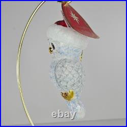 Christopher Radko Glass Owl On Moon Christmas Ornament Hooo Knew Christopher Radko Glass Owl On Moon Christmas Ornament Hooo Knew