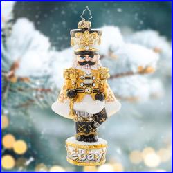 Christopher Radko Golden Guardian Glass Christmas Ornament 1021657