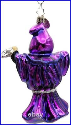 Christopher Radko Grim Grinner Goblin Purple Halloween Christmas Ornament 101190
