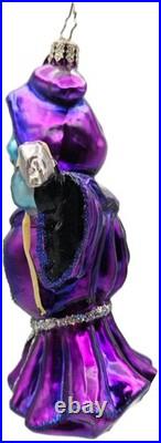 Christopher Radko Grim Grinner Goblin Purple Halloween Christmas Ornament 101190
