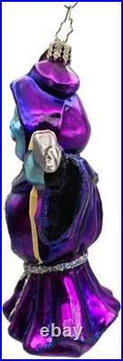 Christopher Radko Grim Grinner Goblin Purple Halloween Christmas Ornament 101190