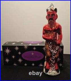 Christopher Radko Krampus Glass Christmas Ornament 2002 retired Figurine