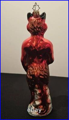 Christopher Radko Krampus Glass Christmas Ornament 2002 retired Figurine