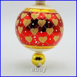 Christopher Radko LOVEPOP Glass Christmas Ornament 10 2003 RARE