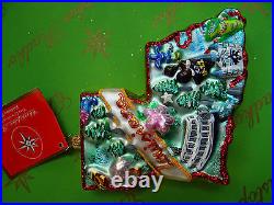 Christopher Radko Louisiana Pelican State Glass Ornament