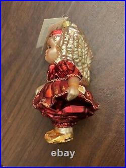 Christopher Radko Marie Osmond Adora Belle Christmas Doll Blown Glass Ornament