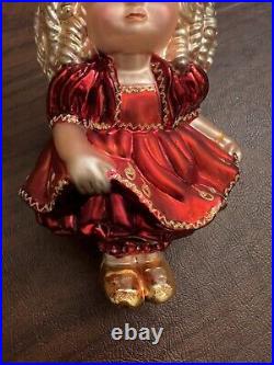 Christopher Radko Marie Osmond Adora Belle Christmas Doll Blown Glass Ornament