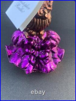 Christopher Radko Marie Osmond Amaya Doll Blown Glass Christmas Ornament 5 1/4'