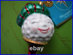 Christopher Radko My Tee Cute Tee Glass Ornament