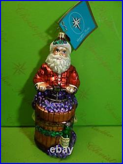 Christopher Radko Napa Nicholas Glass Ornament