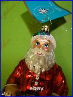 Christopher Radko Napa Nicholas Glass Ornament