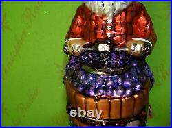 Christopher Radko Napa Nicholas Glass Ornament