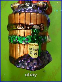 Christopher Radko Napa Nicholas Glass Ornament