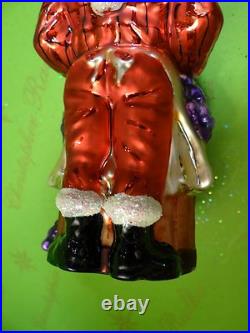 Christopher Radko Napa Nicholas Glass Ornament