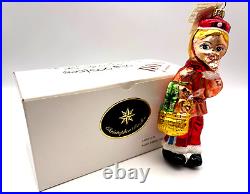 Christopher Radko Personal Delivery Glass Christmas Ornament Numbered 223/500