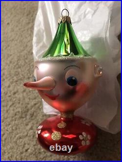 Christopher Radko Pinocchio Vintage Made in Italy