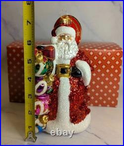 Christopher Radko Poland Glass 2025 Countdown Santa Christmas Ornament 1022199-D