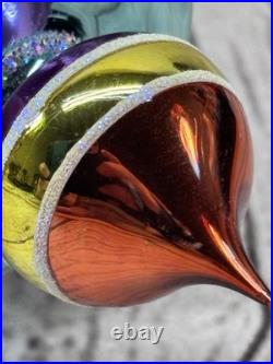 Christopher Radko Razzle Dazzle 1011498 20th Anniversary Reflector Ornament 2005