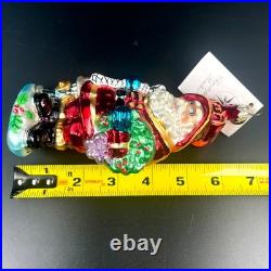 Christopher Radko Red Hot Santa Fireman Glass Ornament 00-052-0 Box & Tag