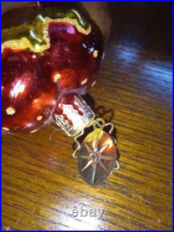 Christopher Radko Retired Mouse Cracker Christmas Ornament Christopher Radko Retired Mouse Cracker Christmas Ornament