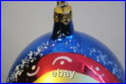 Christopher Radko Royal Rooster/Bird Oval Drop Christmas ornament, New withFlaws