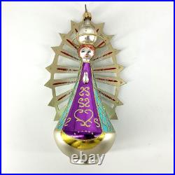 Christopher Radko Santa Maria Christmas Ornament 95-286-0 Italy 1995 Christopher Radko Santa Maria Christmas Ornament 95-286-0 Italy 1995