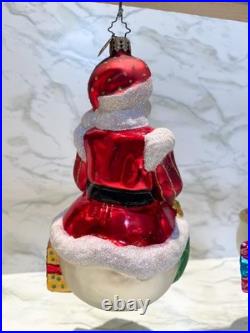 Christopher Radko Snowman Ornaments, Lot of 5