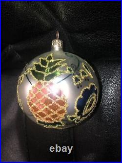 Christopher Radko Southern Colonial Christmas Ornament 92-142-2 Ball
