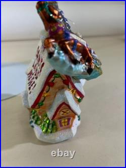 Christopher Radko Special Invitation Glass Christmas Ornament Santa DS51