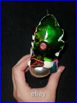 Christopher Radko Tree For Two Snowman Glass Ornament #1014592 (2010)