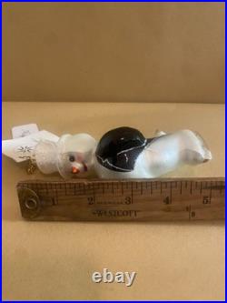 Christopher Radko Tuxedo Blade Snowman Ornament LE 185/300 Angela's Exclusive