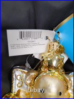 Christopher Radko Twinkle Fairy Muffy Bear Glass Ornament 2005 Roger's Gardens