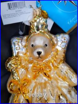 Christopher Radko Twinkle Fairy Muffy Bear Glass Ornament 2005 Roger's Gardens