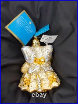 Christopher Radko Twinkle Fairy Muffy Bear Glass Ornament 2005 Roger's Gardens