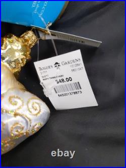 Christopher Radko Twinkle Fairy Muffy Bear Glass Ornament 2005 Roger's Gardens