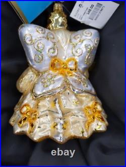 Christopher Radko Twinkle Fairy Muffy Bear Glass Ornament 2005 Roger's Gardens