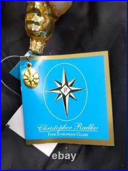 Christopher Radko Twinkle Fairy Muffy Bear Glass Ornament 2005 Roger's Gardens