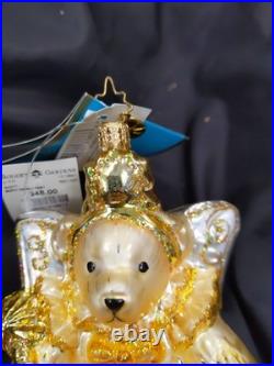 Christopher Radko Twinkle Fairy Muffy Bear Glass Ornament 2005 Roger's Gardens
