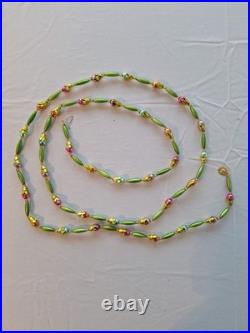 Christopher Radko Vintage Glass Christmas Garland Ornament 72