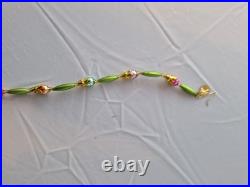 Christopher Radko Vintage Glass Christmas Garland Ornament 72