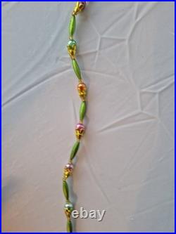 Christopher Radko Vintage Glass Christmas Garland Ornament 72