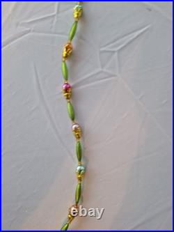 Christopher Radko Vintage Glass Christmas Garland Ornament 72