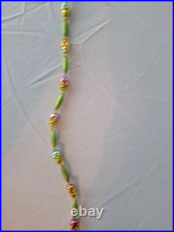Christopher Radko Vintage Glass Christmas Garland Ornament 72