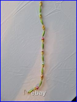Christopher Radko Vintage Glass Christmas Garland Ornament 72