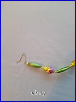 Christopher Radko Vintage Glass Christmas Garland Ornament 72