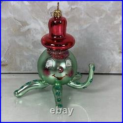 Christopher Radko Wally Squid Octopus Glass Christmas Ornament 5